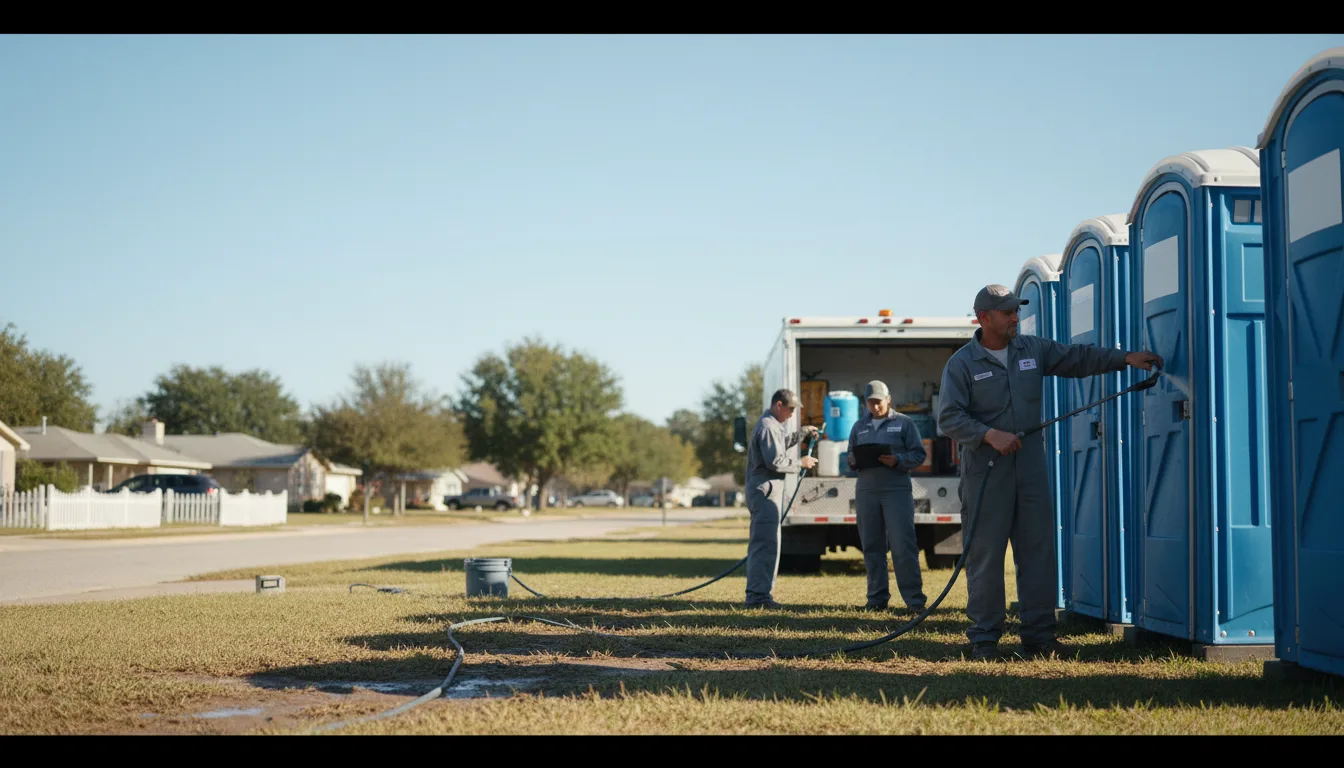 Long-Term Portable Toilet Rental in Fort Towson, OK near me